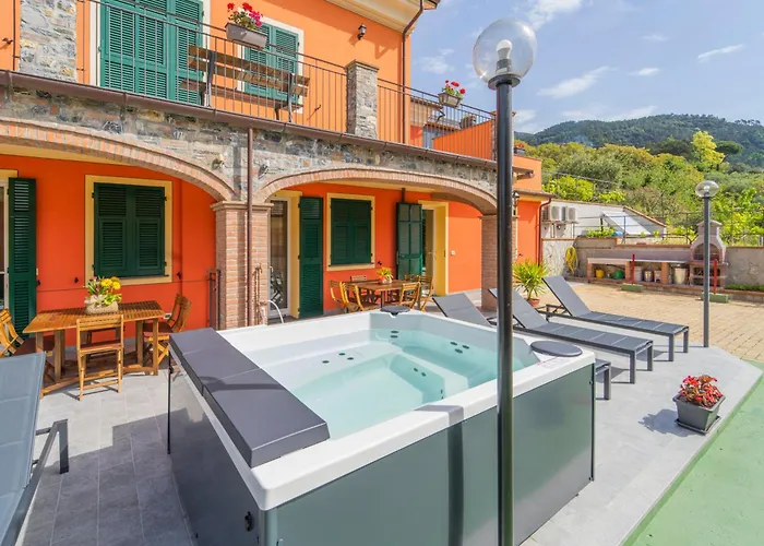 044b - Moderna 01-24d Con Vasca Idromassaggio In Giardino, Solo 15 Minuti Dal Mare E - Posto Auto Gratuito Apartamento San Lazzaro (Genoa)