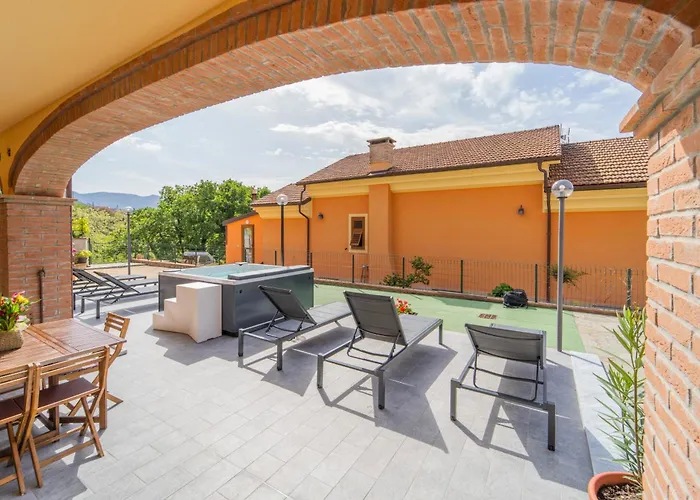 044b - Moderna 01-24d Con Vasca Idromassaggio In Giardino, Solo 15 Minuti Dal Mare E - Posto Auto Gratuito Appartamento *