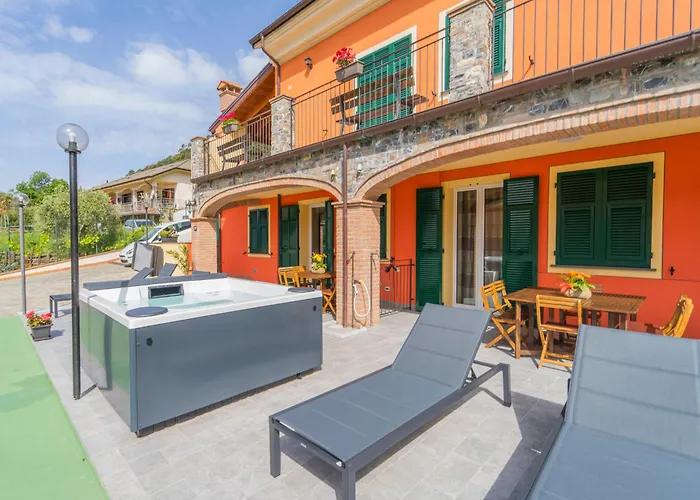 044b - Moderna 01-24d Con Vasca Idromassaggio In Giardino, Solo 15 Minuti Dal Mare E - Posto Auto Gratuito Apartamento